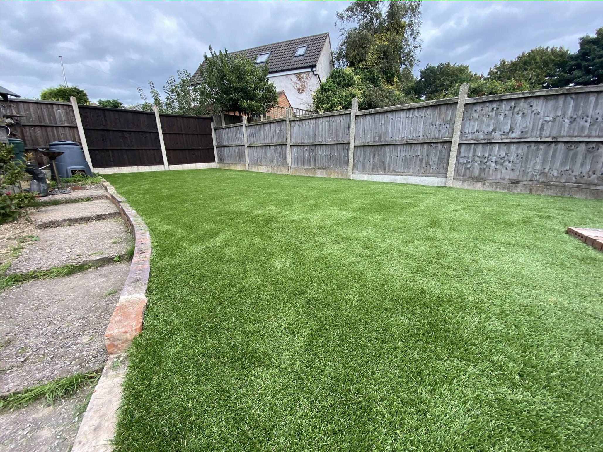 Back Garden Artificial Grass Case Study Easigrass Birmingham